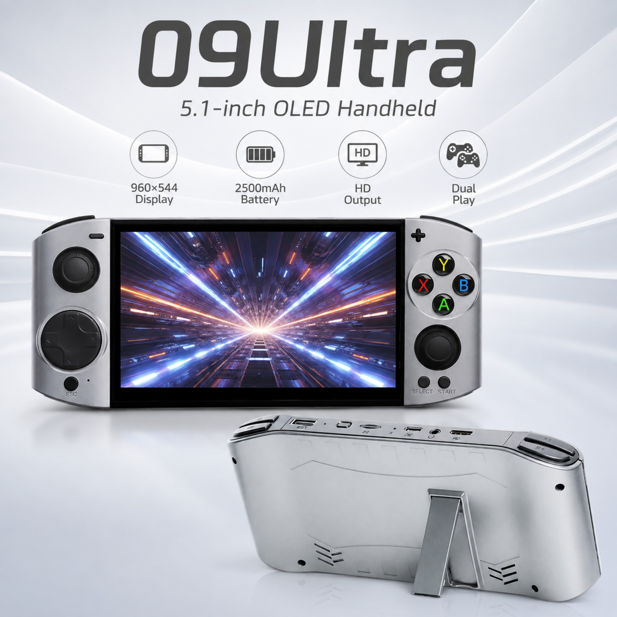Gaming Console Type - 09 Ultra Console de Jogos Portátil
