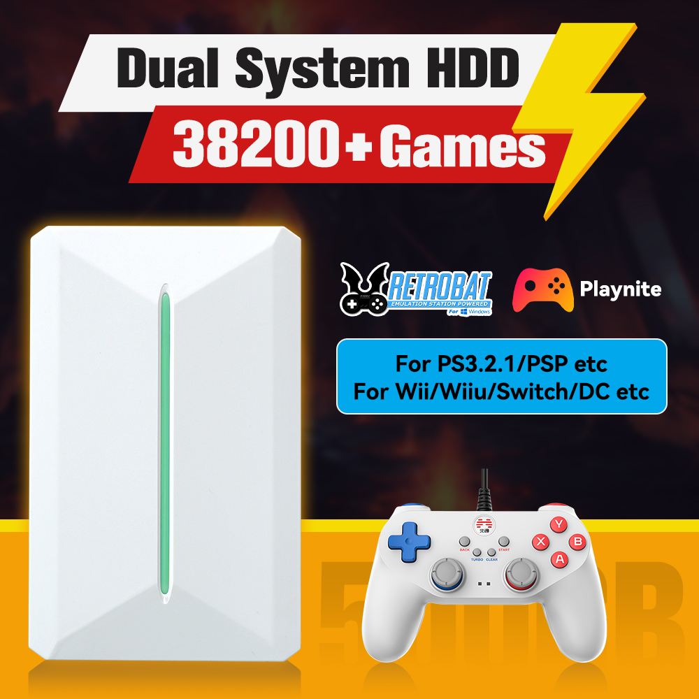 Gaming Console Chinese - Retrobat & playnite sistema hdd console