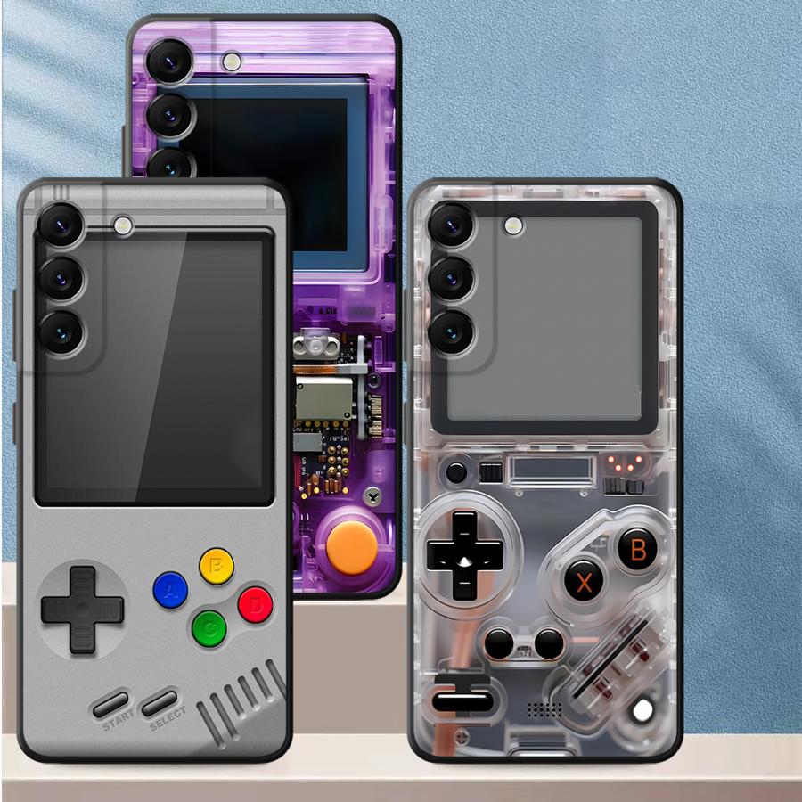 Gaming Console Setup - Capa Protetora Roxa para Celular Samsung