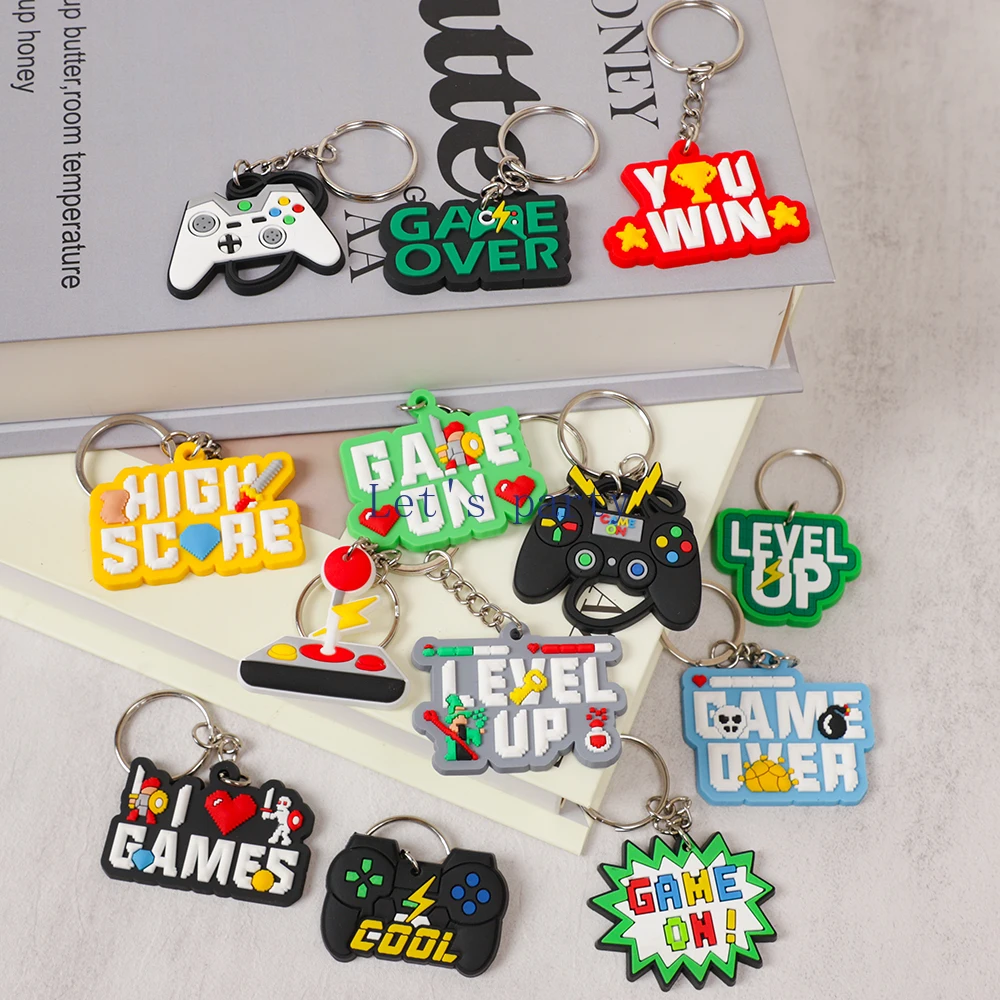 Gaming Console Keychain - 13 pçs videogame no tema pvc