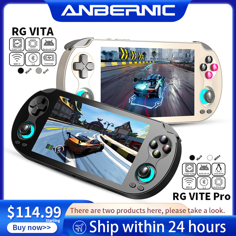 Gaming Console Handheld Android - Console de Jogos Portátil ANBERNIC RG