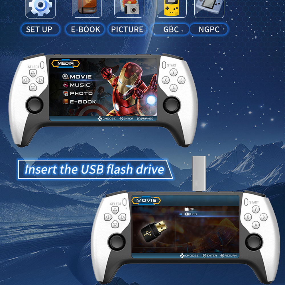 Novo Console de Jogos Portátil - Gaming Console Type avaliação e preço