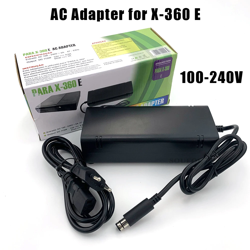 Plugue eua/ue/reino unido 12v  - Gaming Console Xbox 360 avaliação e preço