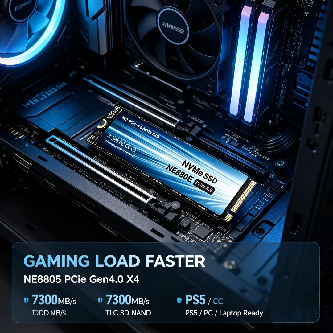 Novo NE880E 1TB 2TB 4TB SSD NV - Gaming Console News avaliação e preço