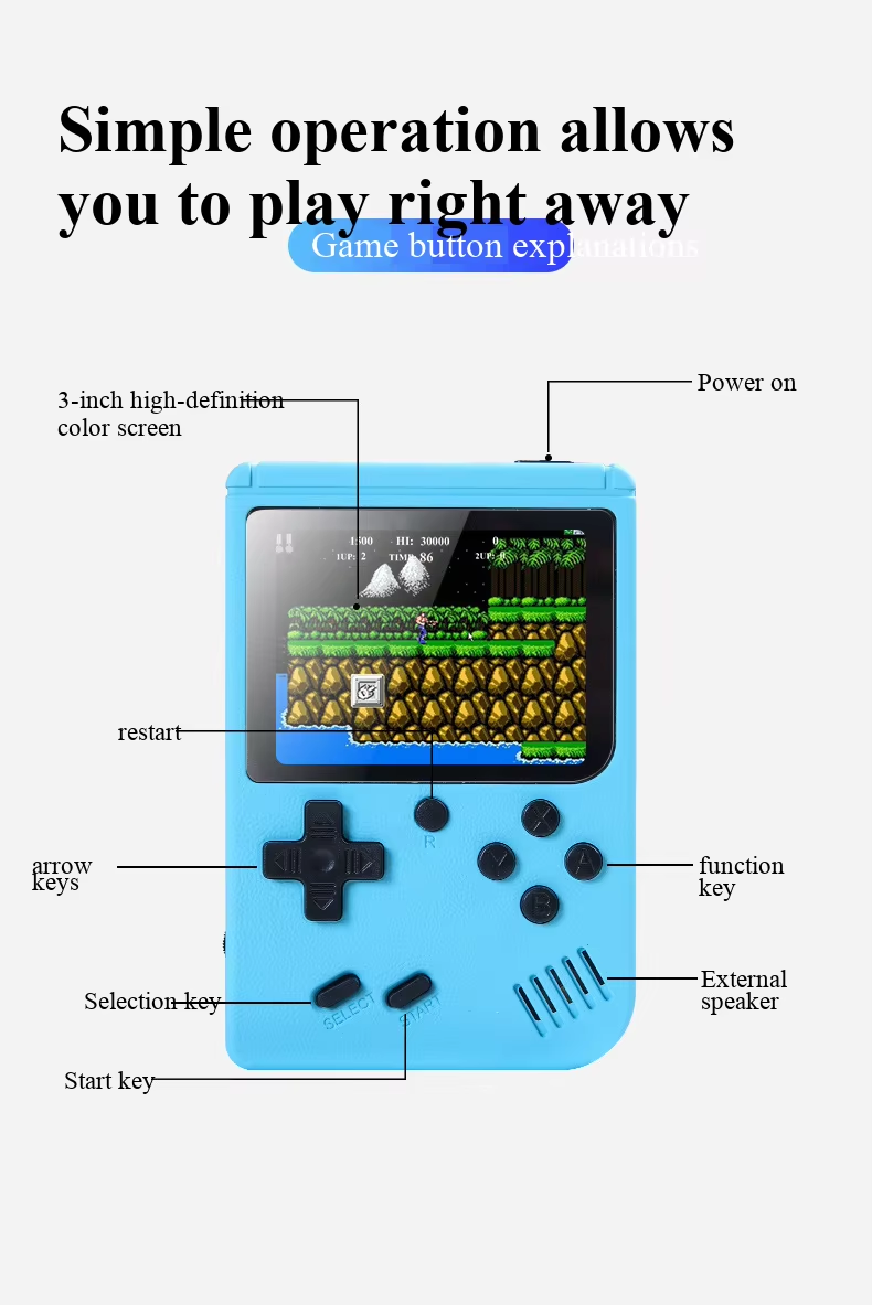 Console de jogos portátil retr - Gaming Console Handheld Android avaliação e preço