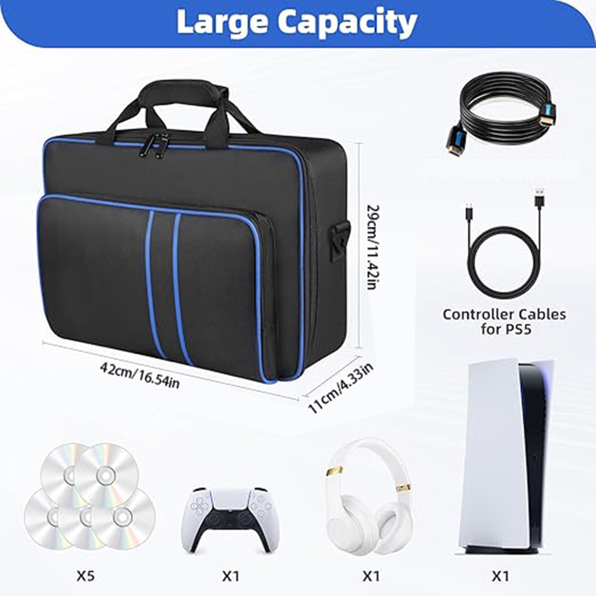 Capa de Proteção para Viagem C - Gaming Console And Controller avaliação e preço