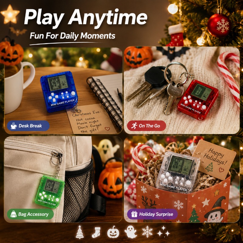 Mini Console de Jogo Tetris Po - Gaming Console Keychain avaliação e preço