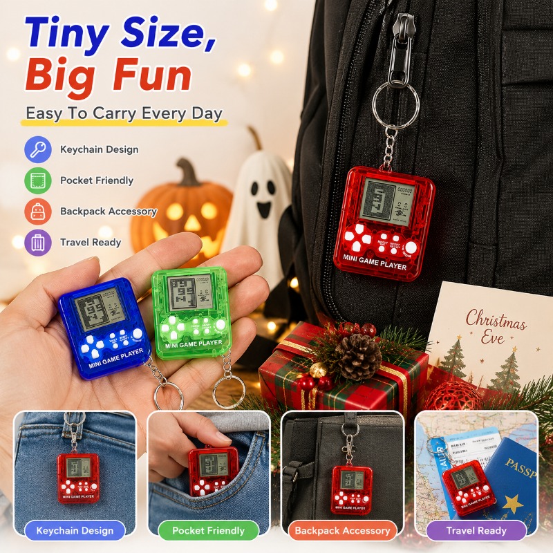 Mini Console de Jogo Tetris Po - Gaming Console Keychain avaliação e preço