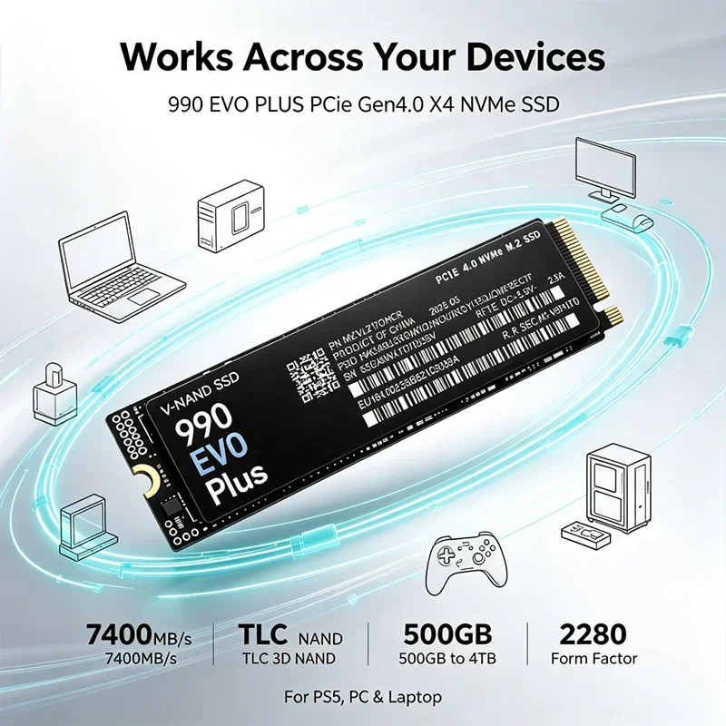 Novo SSD NVMe 990 EVO Plus M.2 - Gaming Console News avaliação e preço