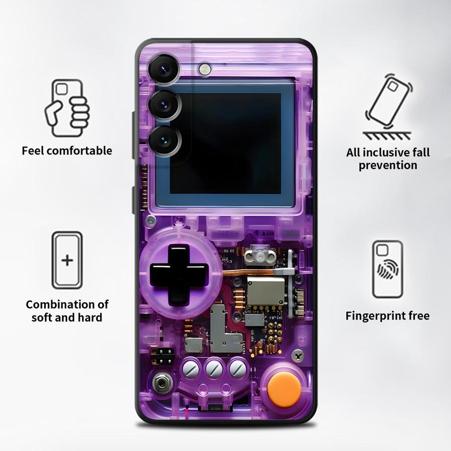 Capa Protetora Roxa para Celul - Gaming Console Setup avaliação e preço