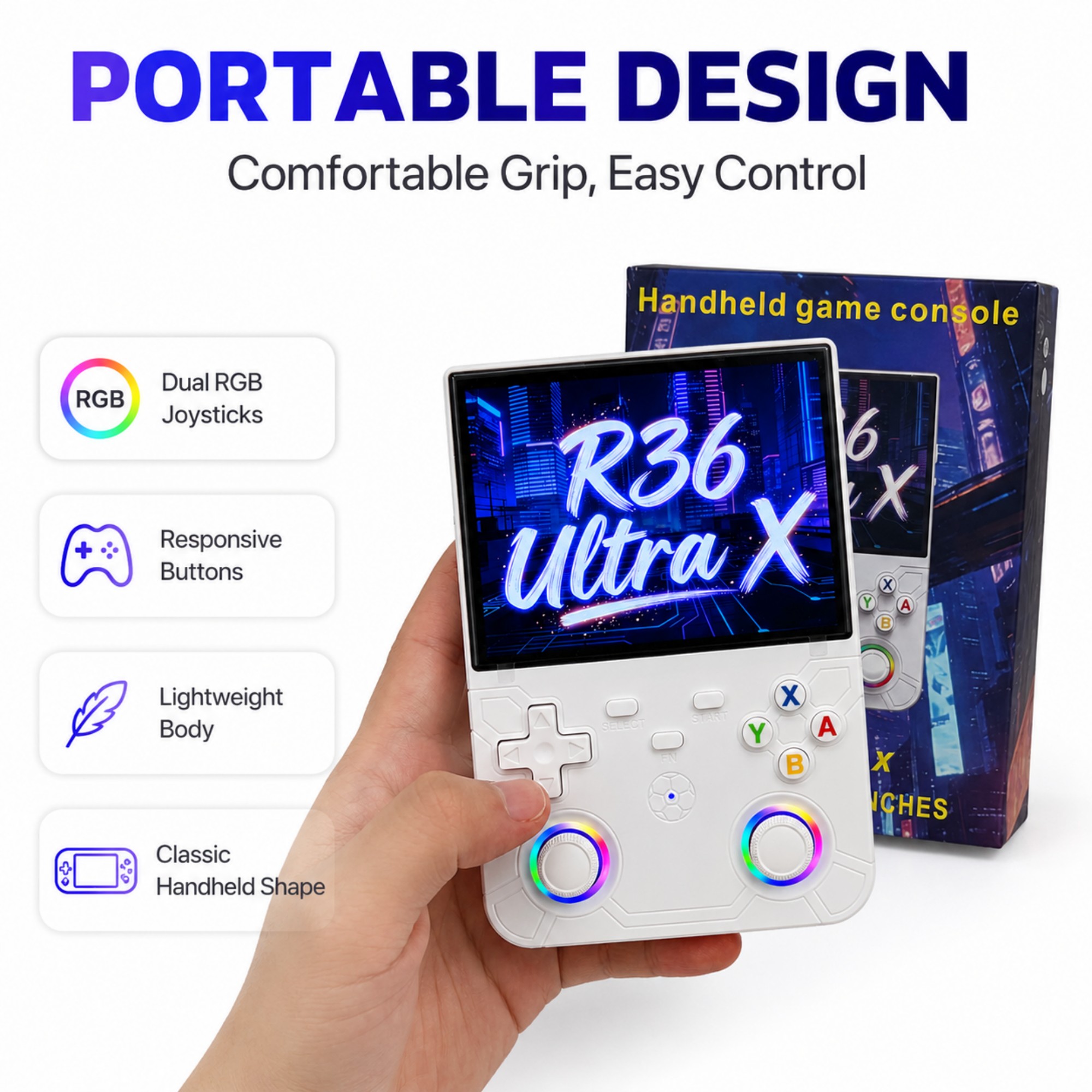 Console de Jogo Portátil Retro - Gaming Console Handheld Android avaliação e preço