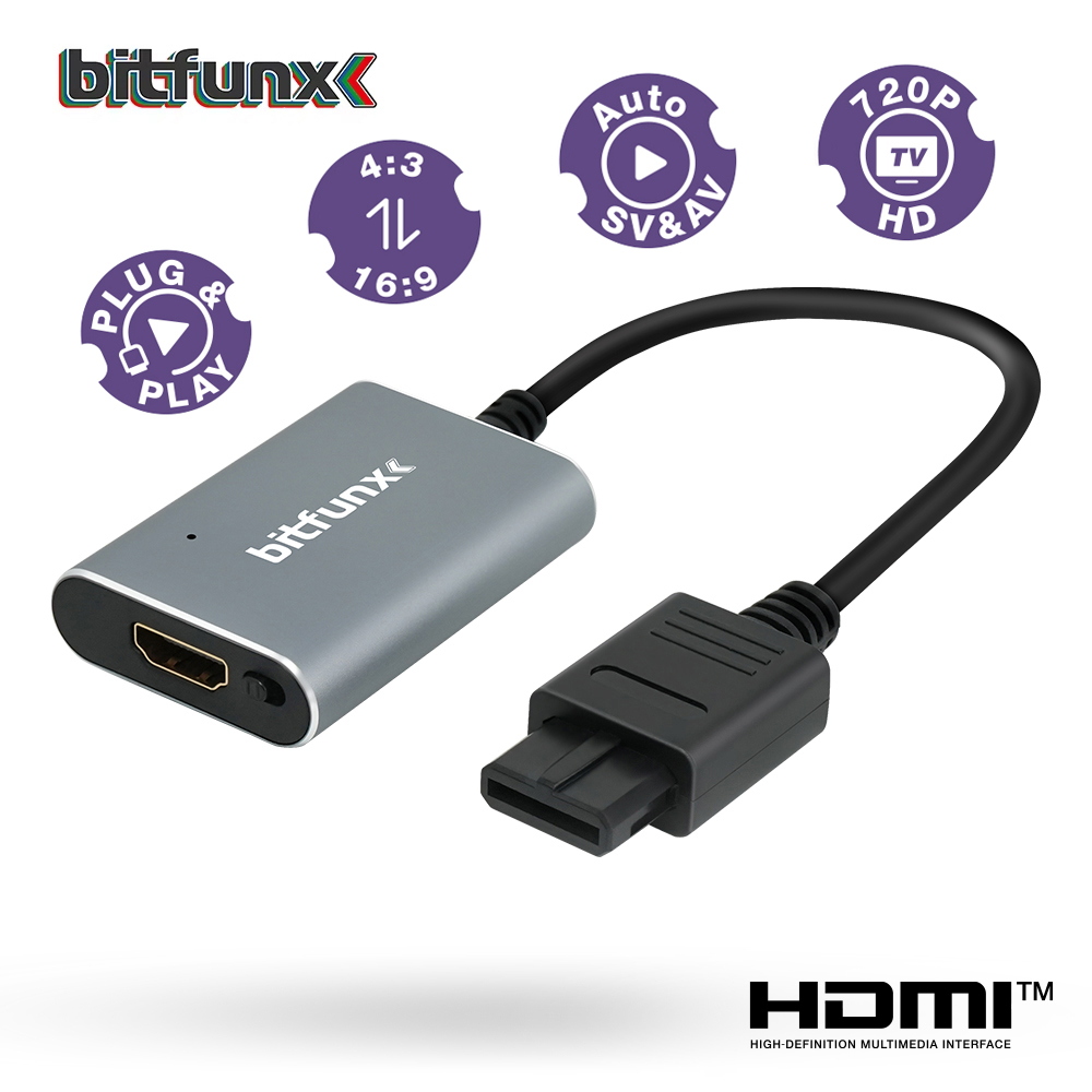 Bitfunx 720P HDMI ™   Adaptado - Gaming Console Nintendo Switch avaliação e preço